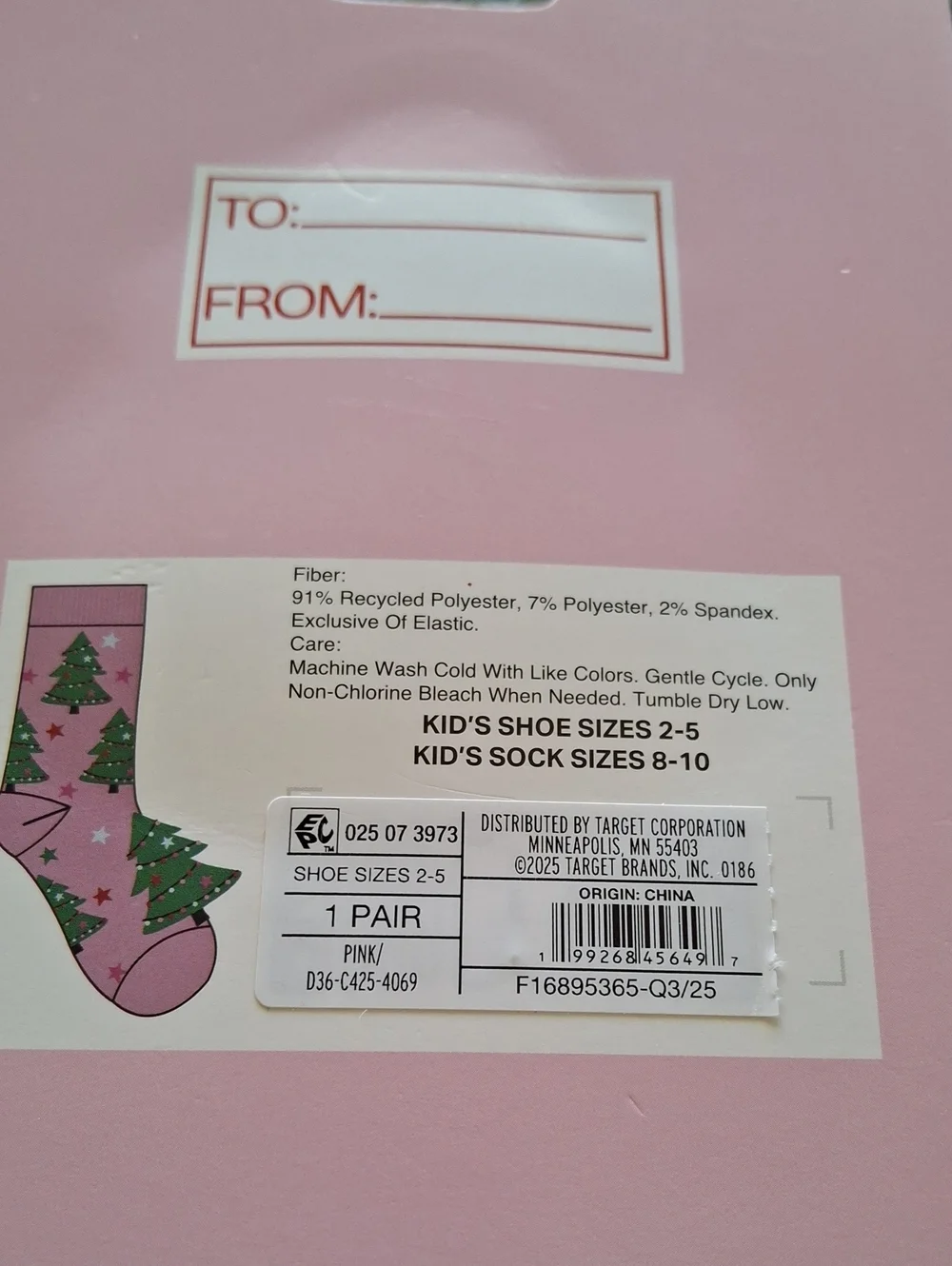 Sockingly Sweet Kids Christmas Tree Socks